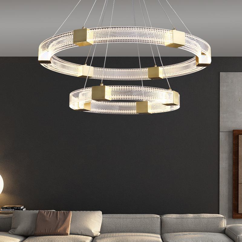 Moderne Elegante Zirkular Pendelleuchte
