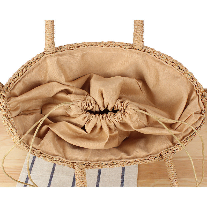 Handgeknüpfte Korbtasche Brehn
