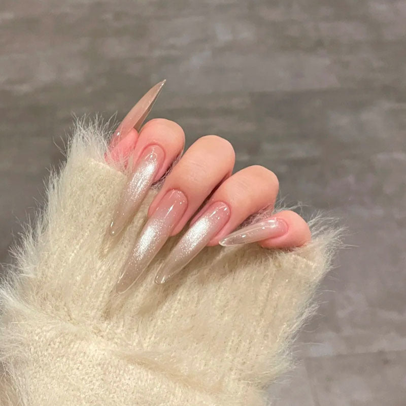 Künstlerische Lange Stiletto-Nagelverzierungen Brehn
