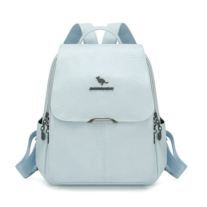 Haltbarer multifunktionaler Leder-Rucksack Brehn