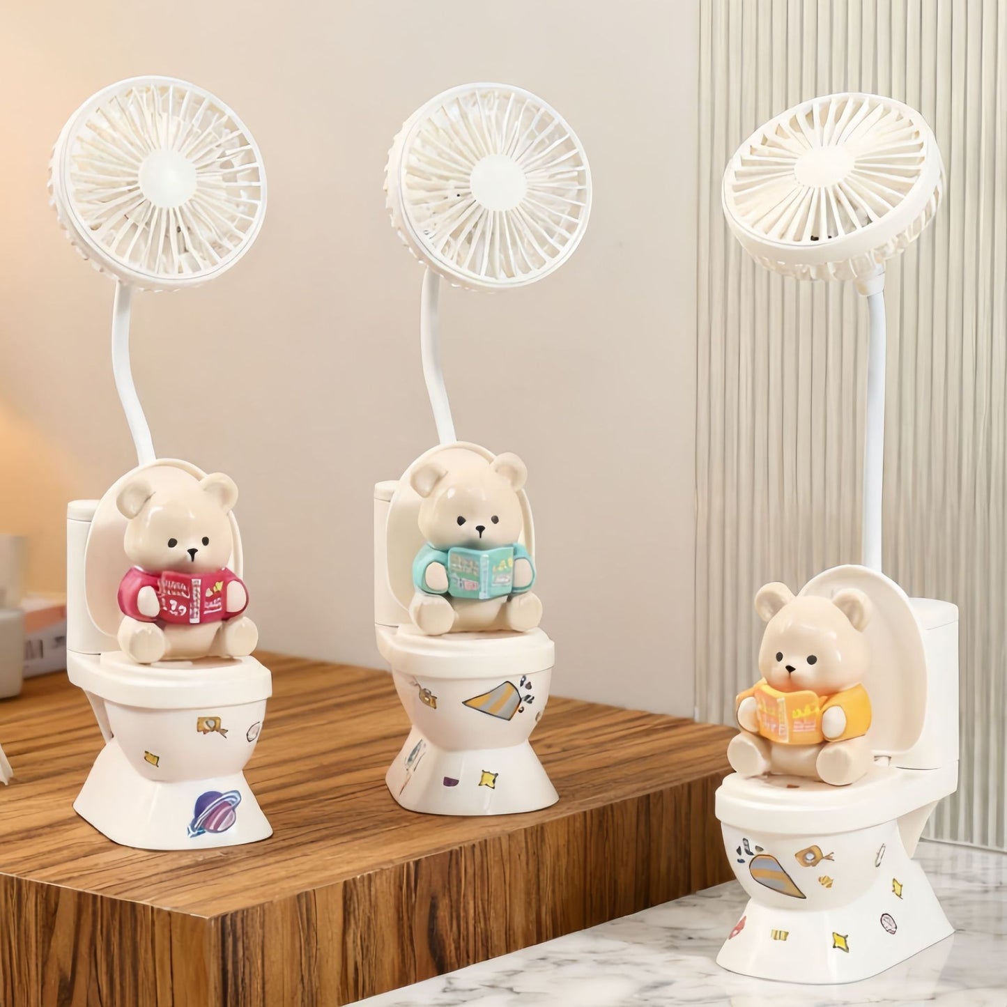 Unisex Kreativer Tischventilator mit bearbeitetem Design Brehn