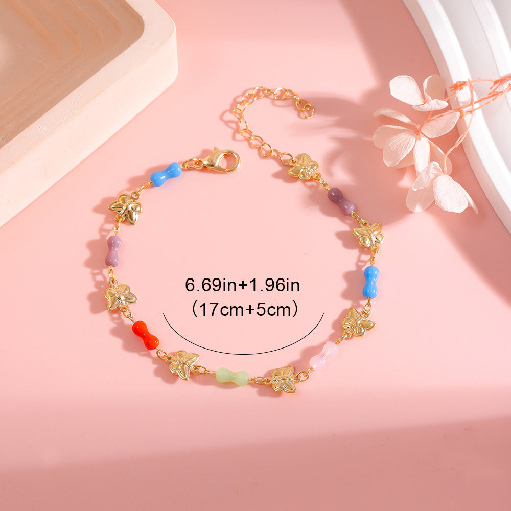 Buntes Stern Charme Armband Brehn