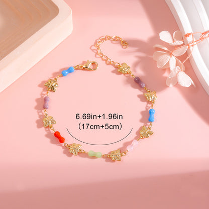 Buntes Stern Charme Armband Brehn