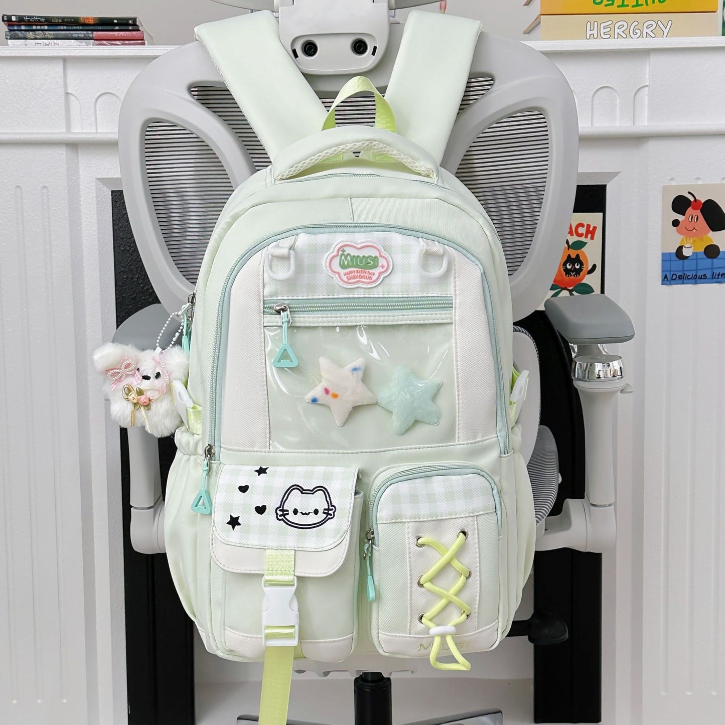 Stylische Verspielte Grafik Rucksack