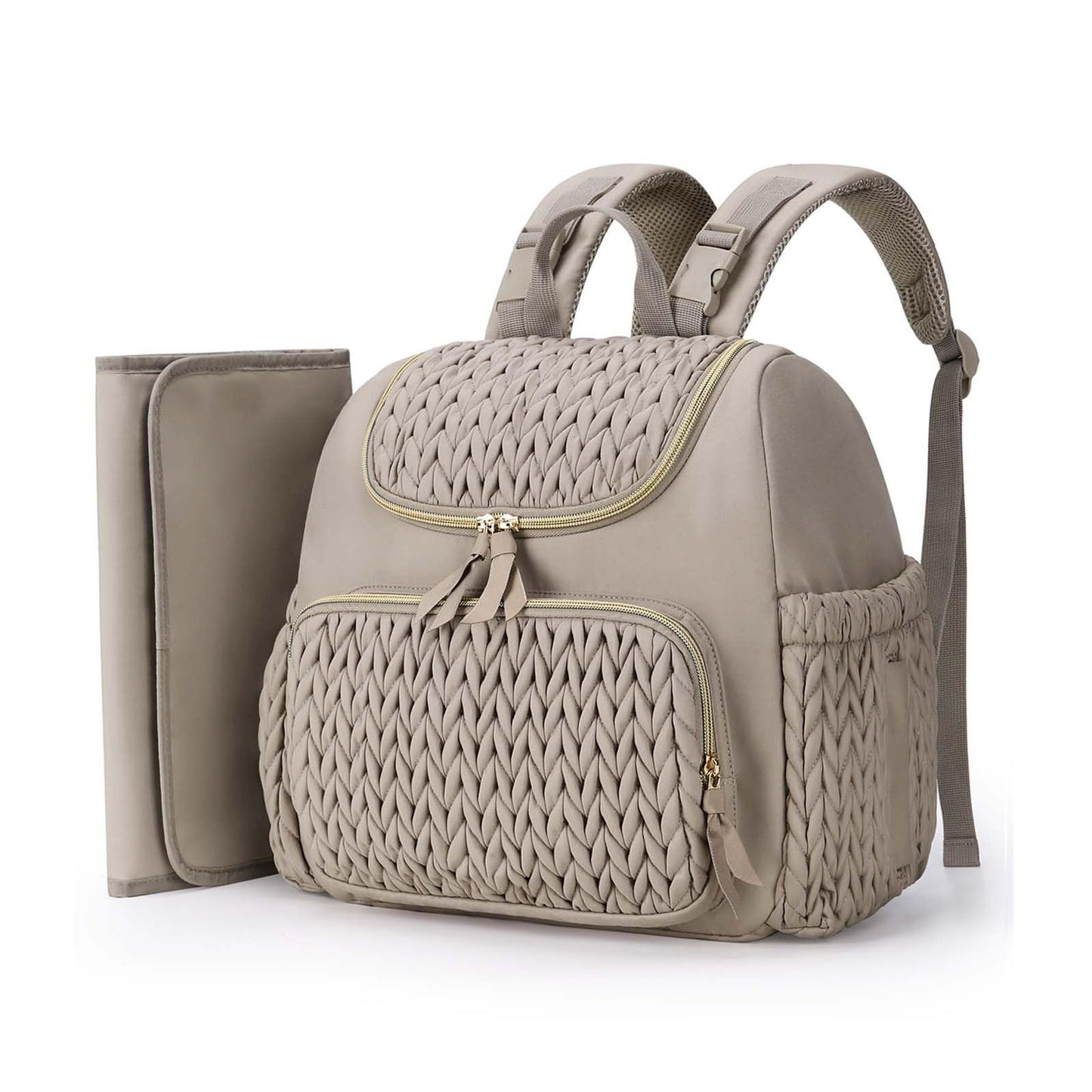 Damen Modischer Rucksack mit geflochtenem Design Brehn