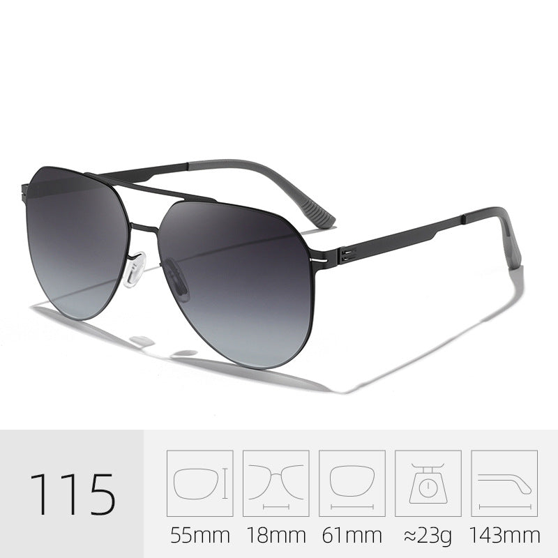 Premium leichte Aviator Sonnenbrille Brehn