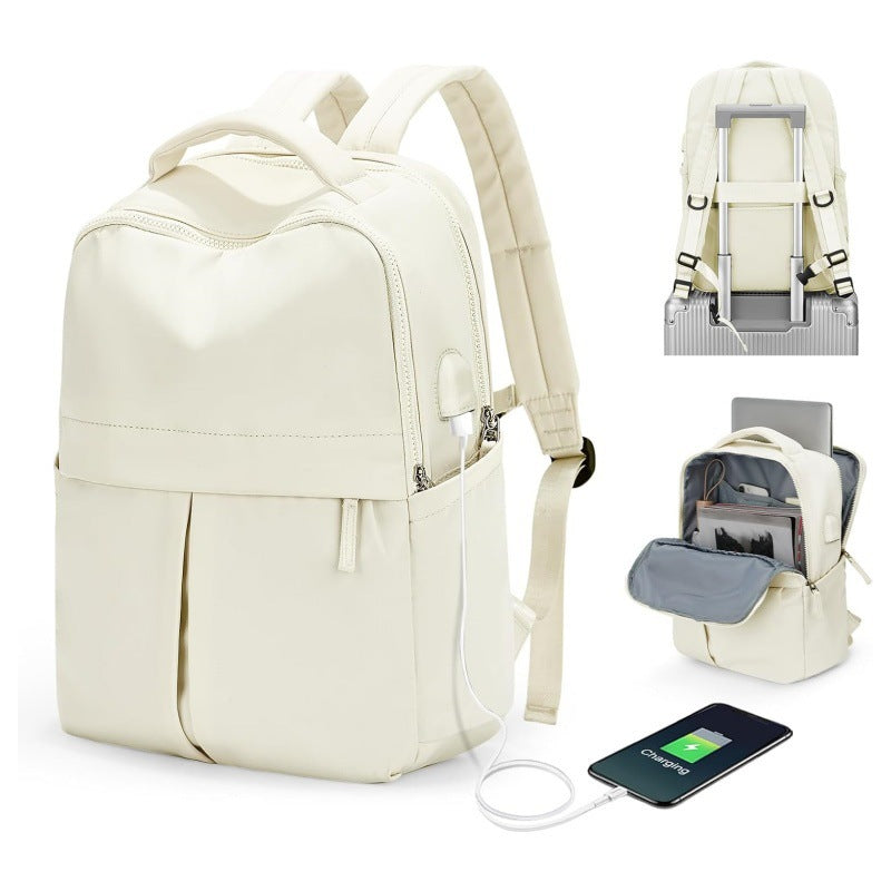 Multifunktionaler Laptop-Rucksack mit Usb-Anschluss und Vielseitigen Fächern Brehn