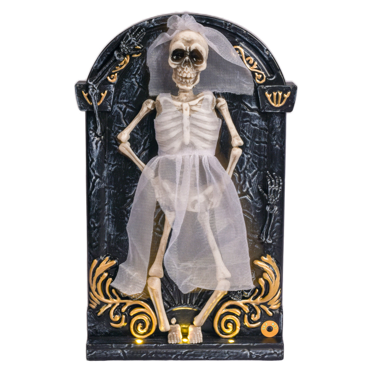 Dekorative Skelett Braut Figurine Brehn
