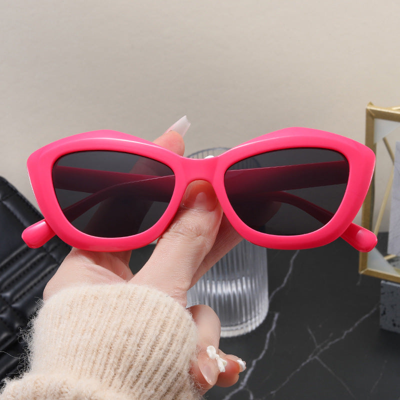 Damen Cat-Eye Sonnenbrille mit stylischem Leopardenmuster Brehn