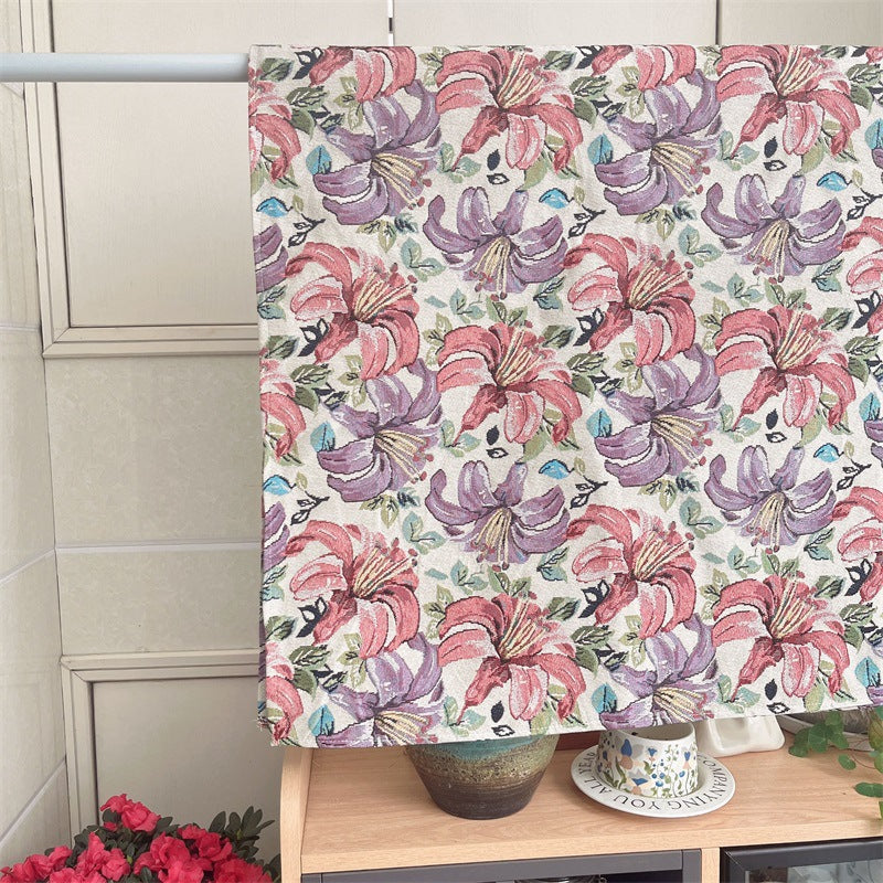 Dekorativer Floral Wandteppich