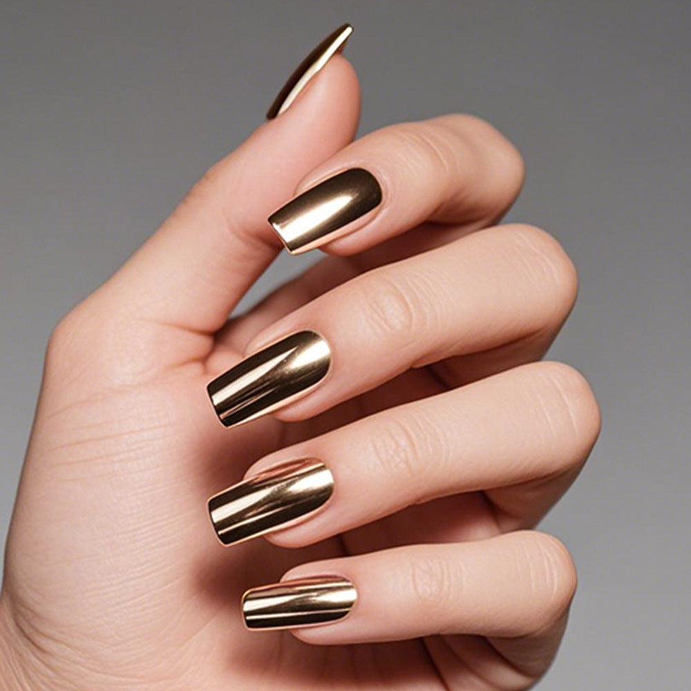 Luxus Metallic Nagel Wraps Brehn