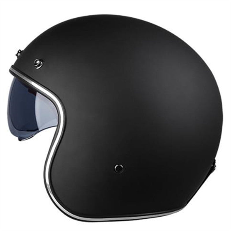 Klassischer Jet-Style Motorradhelm Brehn