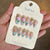 Künstlerisches Floral Press-On Nagelset Brehn