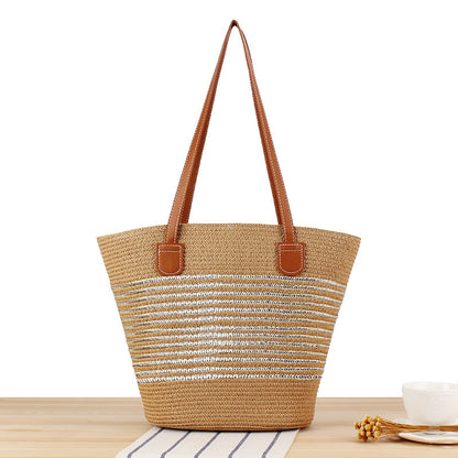 Strandtasche mit Modernen Streifen Brehn