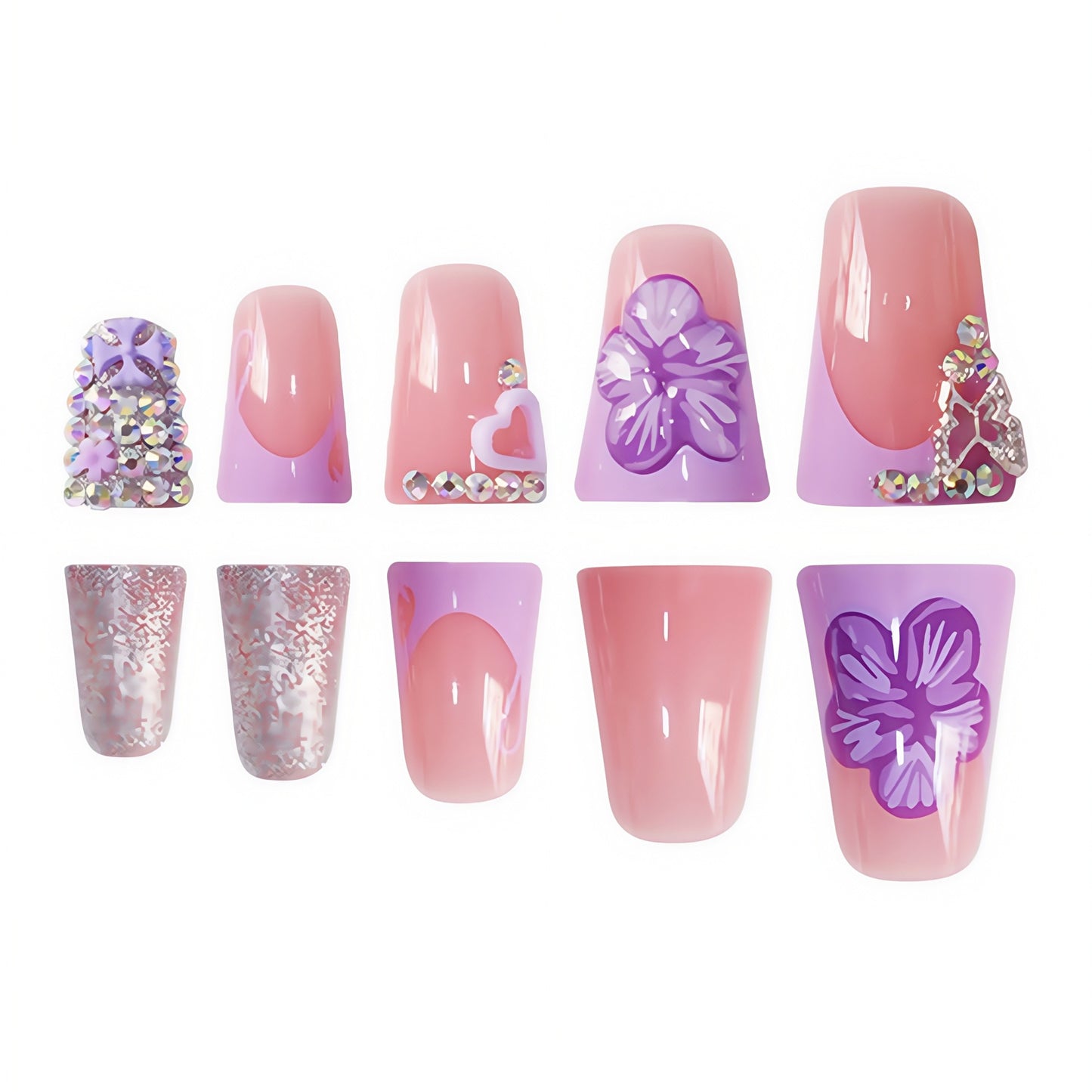 Dekorative florale Druck-Nagelverlängerungen Brehn 1787913819