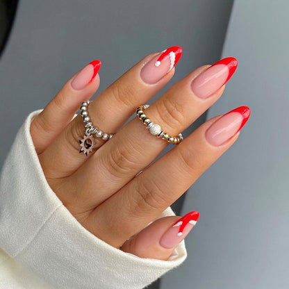 Kunstnagelset mit festlichem Winterthema Brehn