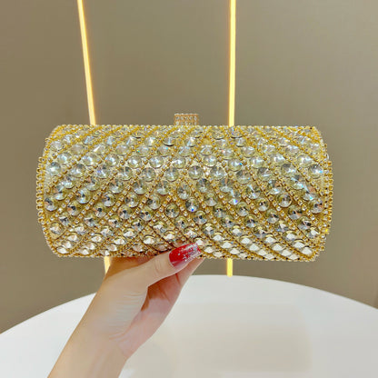 Glitzernde kristallbesetzte Abend-Clutch