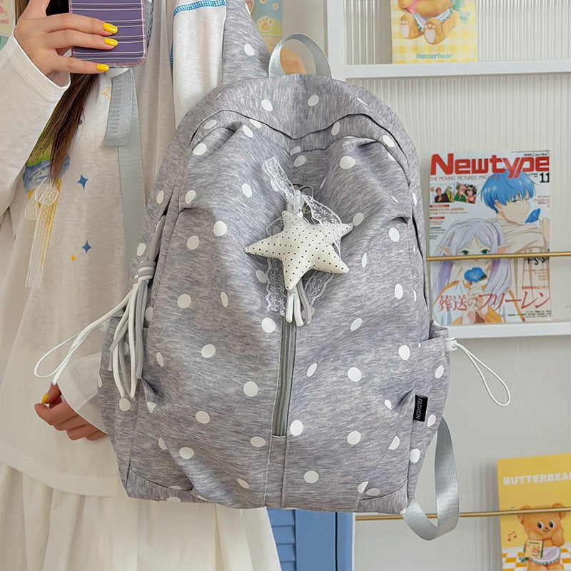 Polka Dot Muster Freizeit Rucksack Brehn