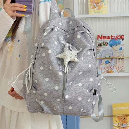 Polka Dot Muster Freizeit Rucksack Brehn
