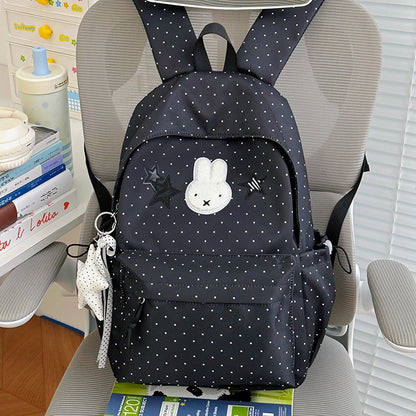 Süßer Plüsch Illustrierter Kaninchen Rucksack