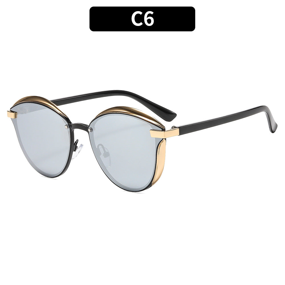Künstlerische Übergroße Runde Sonnenbrille