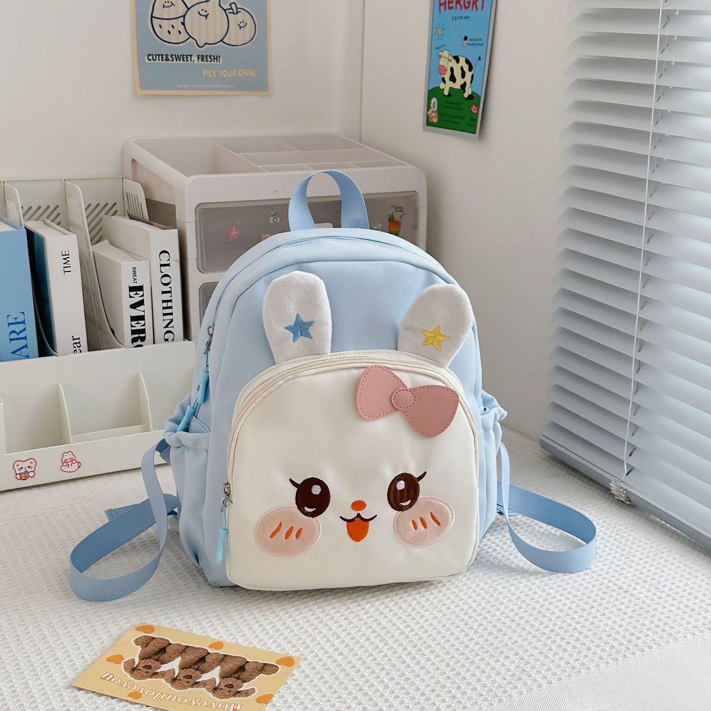 Mädchen Süße Hasen-Themen Mini Schulrucksack