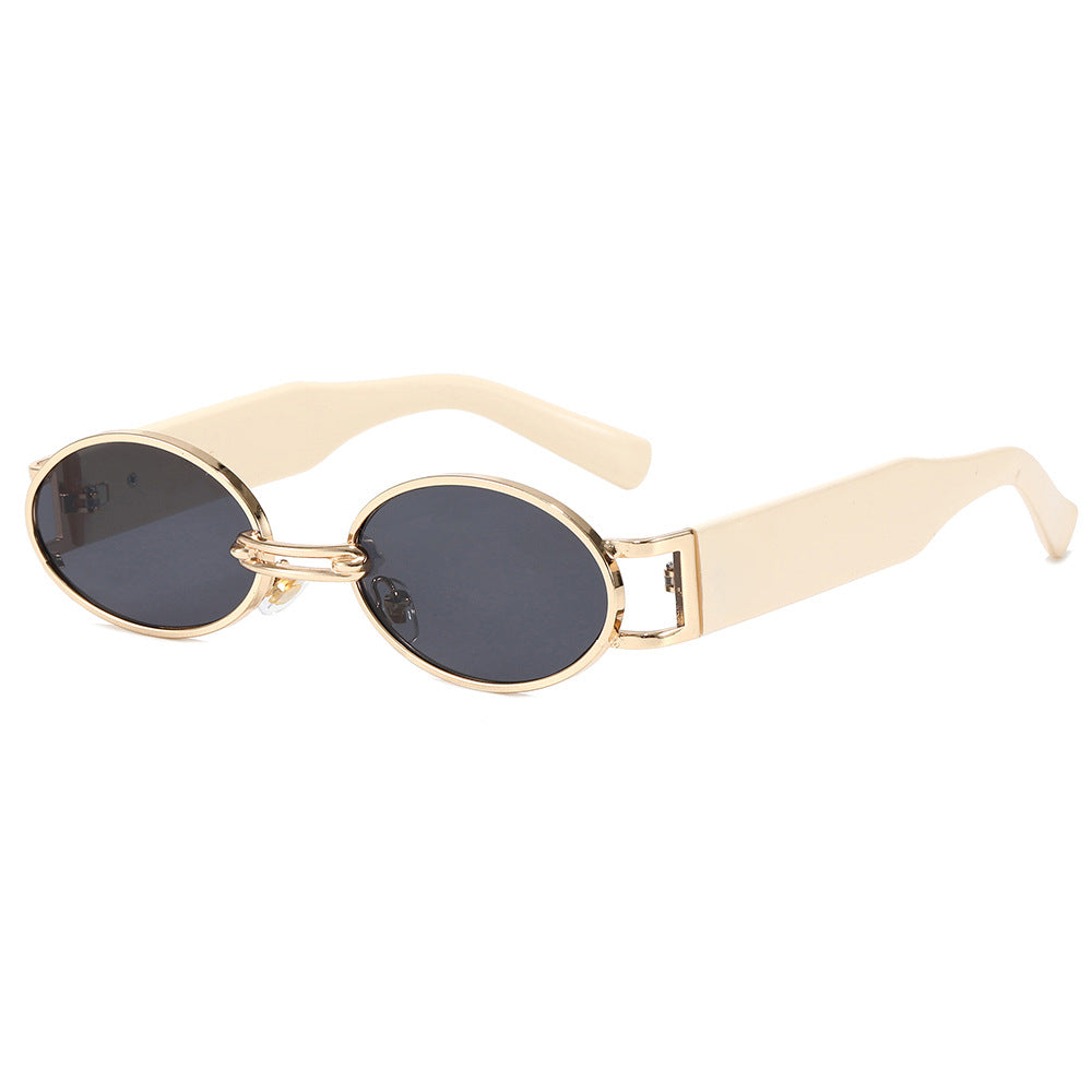 Damen modische Sonnenbrille im ovalen Design Brehn