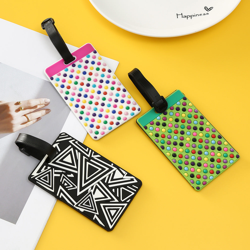 Unisex Gepäckanhänger mit modernem geometrischem Design Brehn