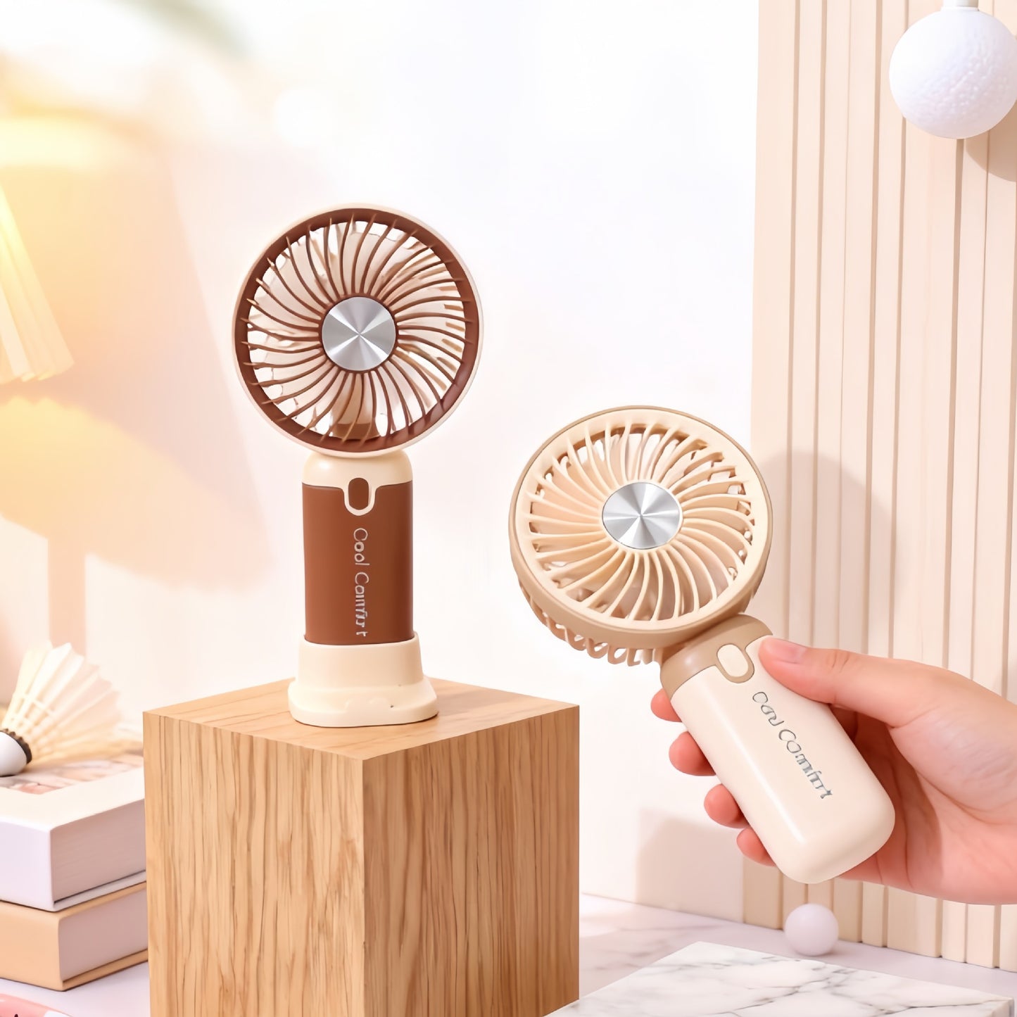 Damen Tragbarer Handventilator mit USB-Ladefunktion Brehn