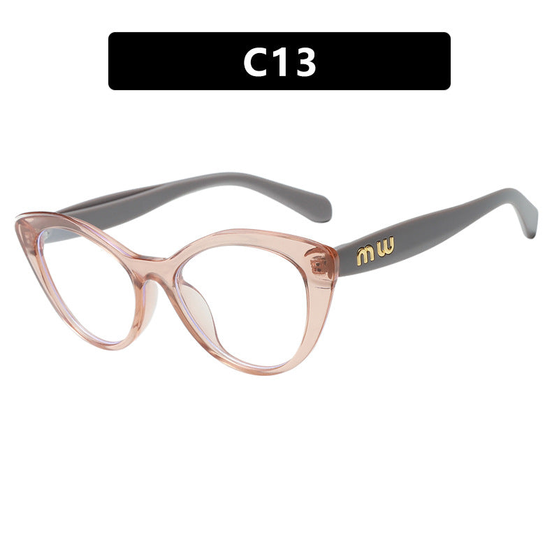 Damen elegante Cat-Eye Sonnenbrille mit luxuriösem hochwertigen Rahmen Brehn