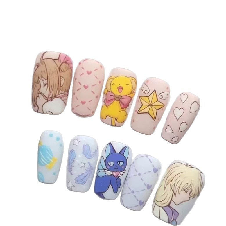 Spaß Charakter-Themen Press-On Nagelkunst Set Brehn