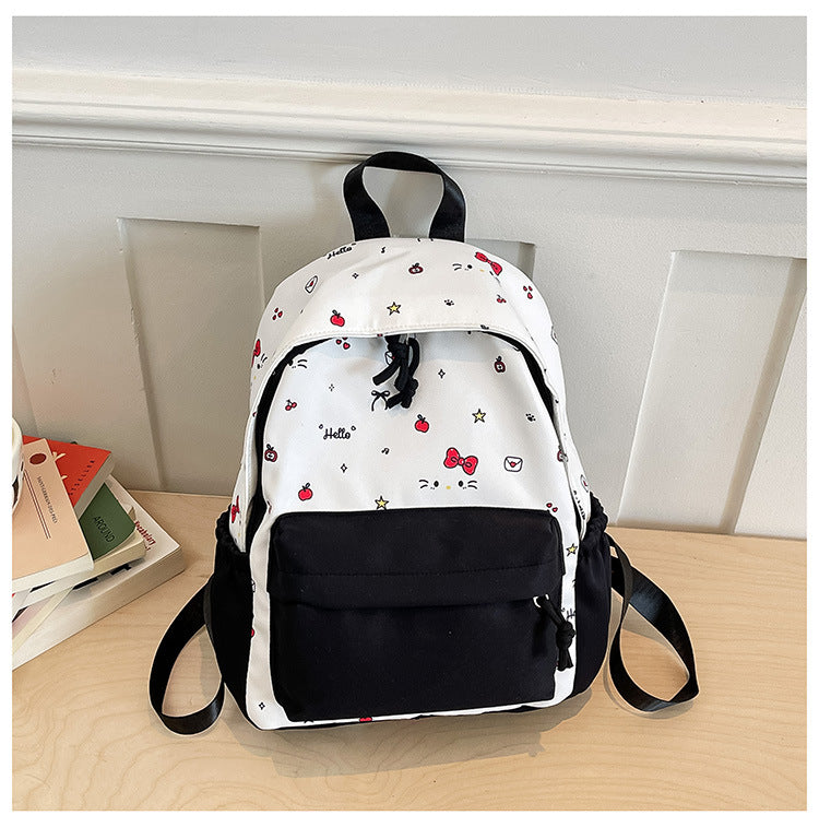 Niedlicher Alltagsrucksack mit Aufgestickten Schleifen Brehn