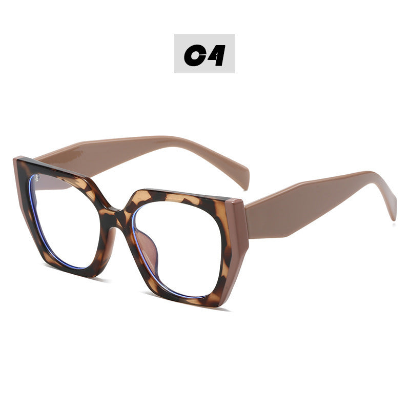 Damen Modische Oversized Brille Brehn