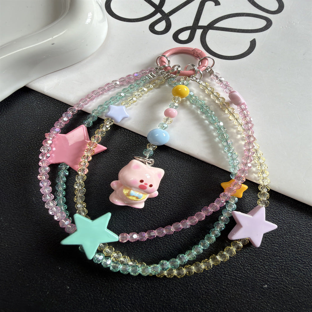 Verspielte Stern- und Tieranhänger-Lanyard Brehn