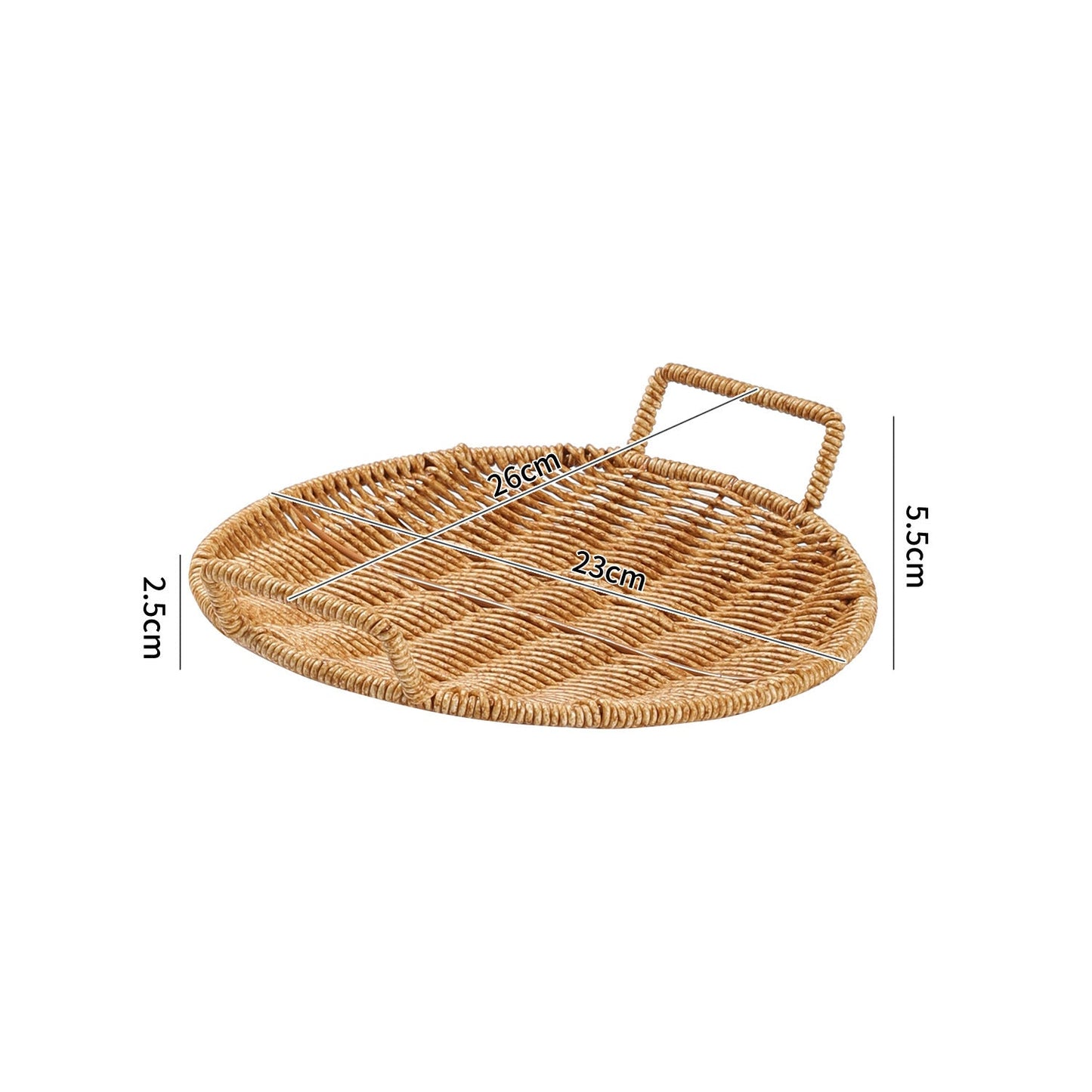 Handgewebter dekorativer Servierkorb Brehn