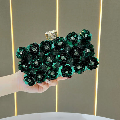 Florale Verzierte Abendclutch  1791727849