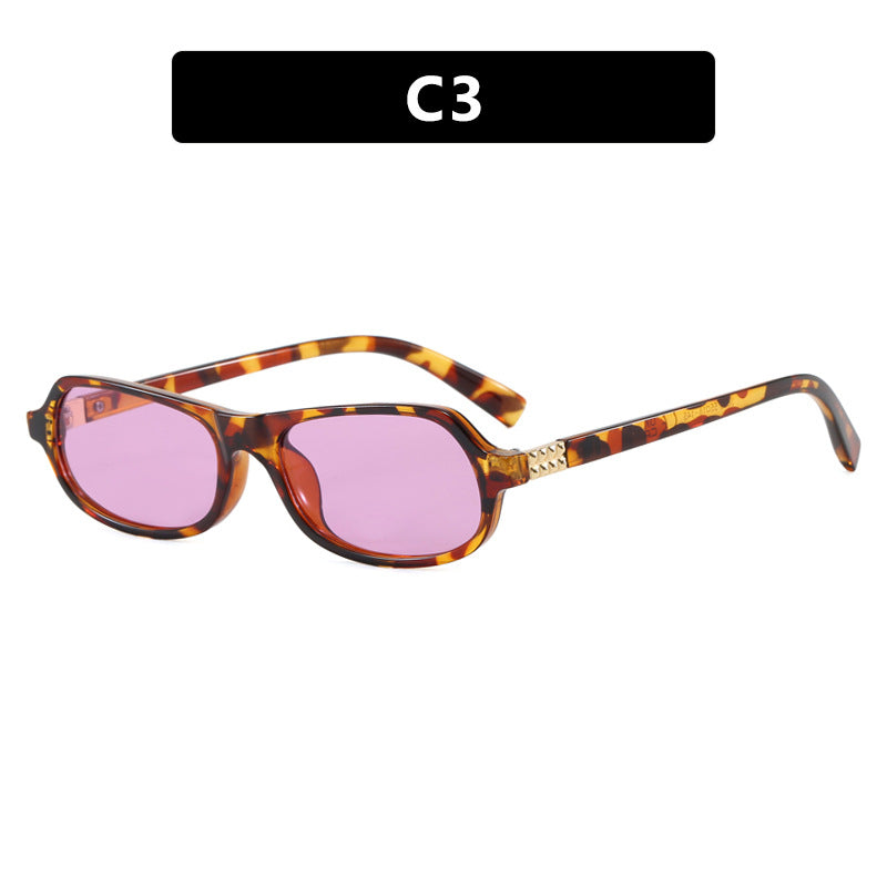 Damen schicke modische Sonnenbrille mit goldenen Akzenten Brehn