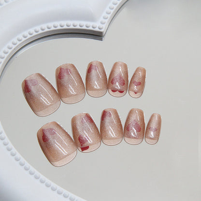 Herz Design Press-On Nagelspitzen Brehn