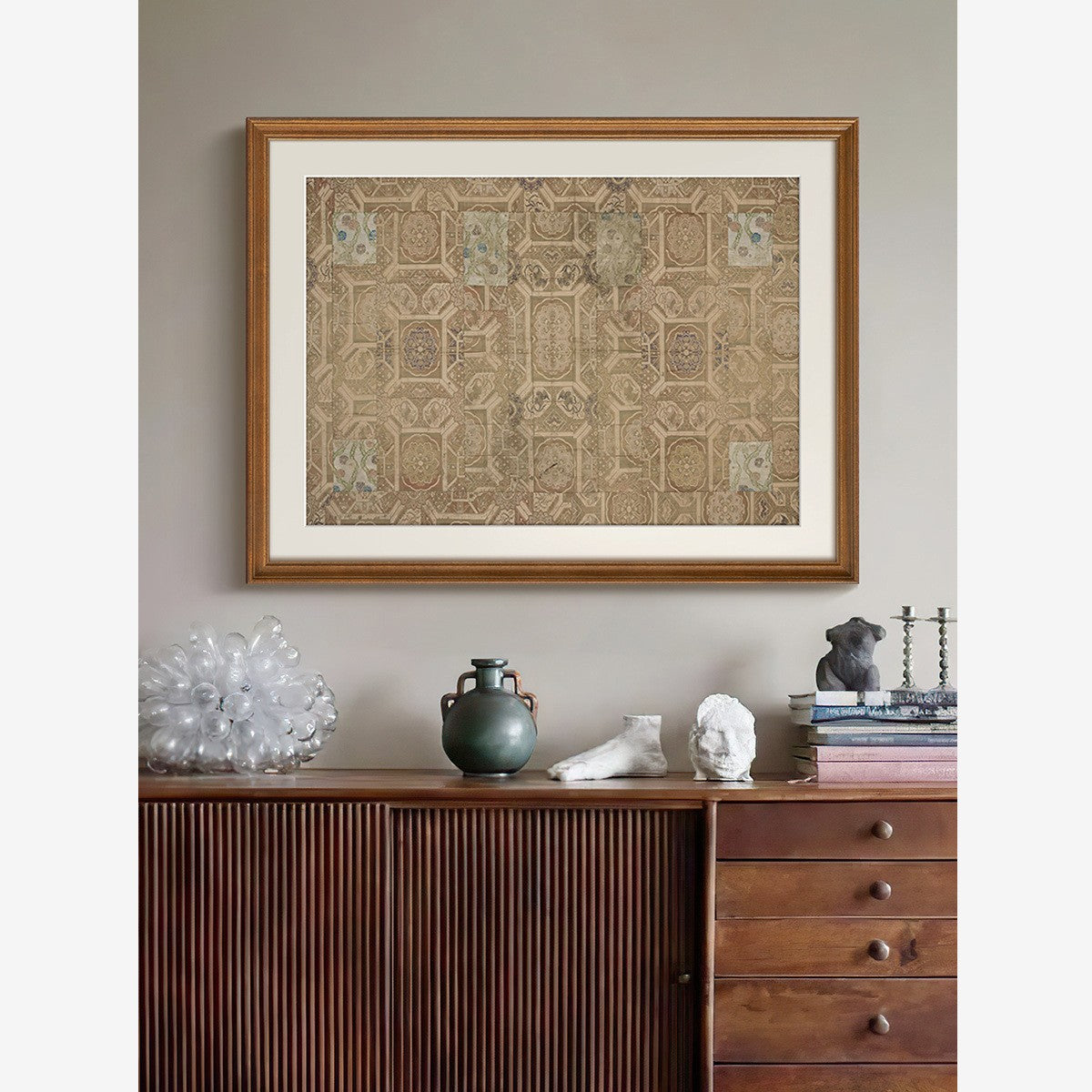 Dekorierte gerahmte Wandkunst