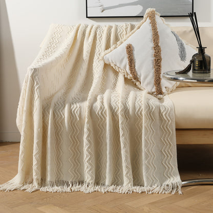 Stylische Texturierte Wurfdecke