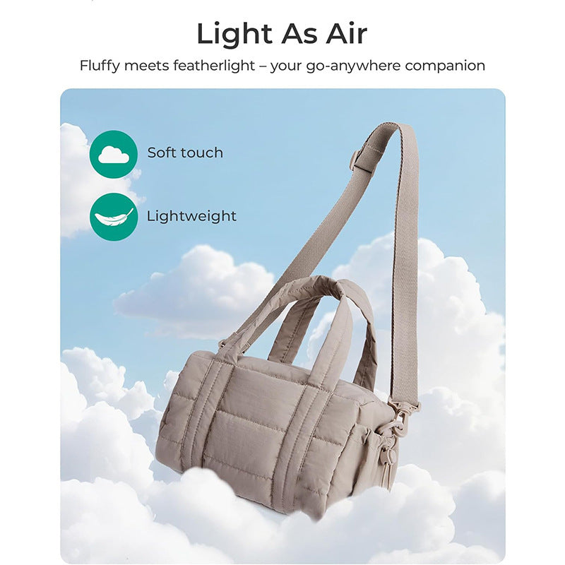 Multifunktionale Gepolsterte Handtasche Brehn