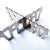 Edelstahl flach Schlüssel Multi-Tool Organizer mit geflochtenem Kabelschlaufe Brehn