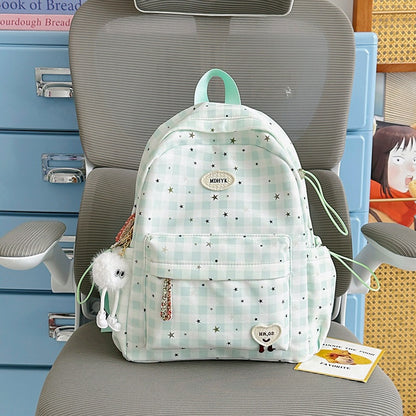 Stylischer kariert Mini Rucksack Brehn