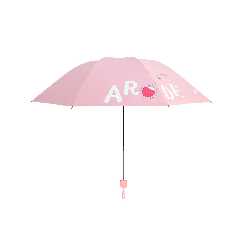 Damen Faltbarer Regenschirm mit fröhlichem Design Brehn