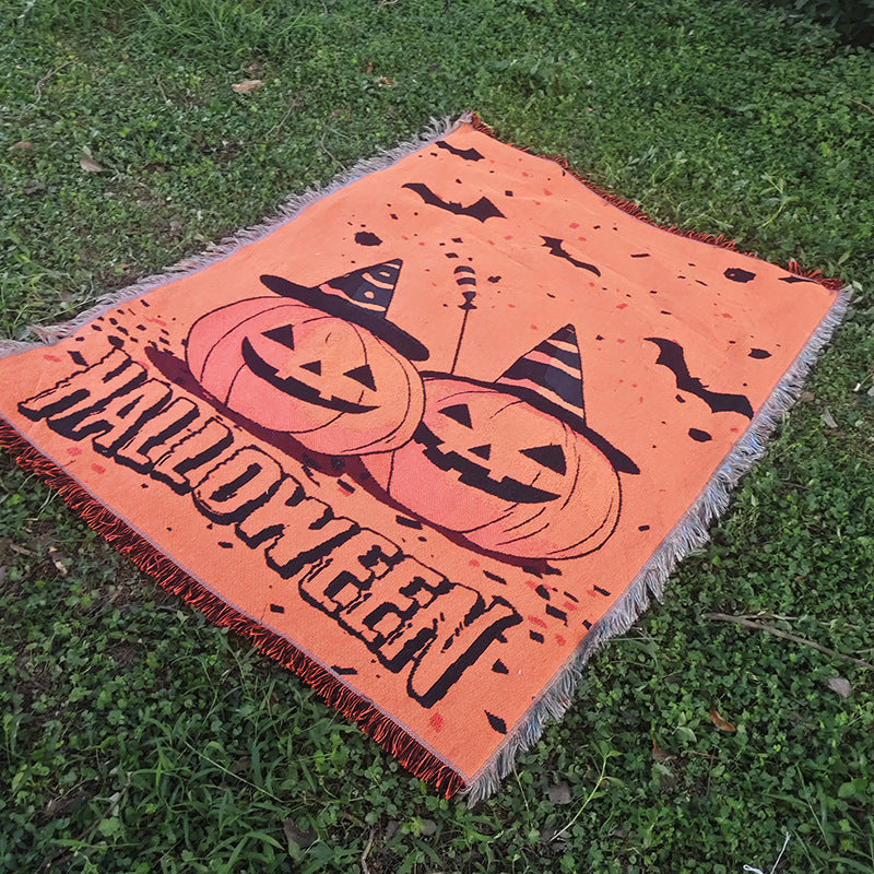 Halloween-Themen-Wurfdecke