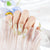 Künstlerische Florale Press-On Nagelkunst Brehn
