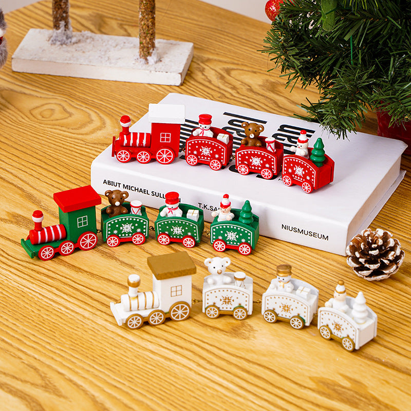 Dekoratives Weihnachtszug-Set Brehn