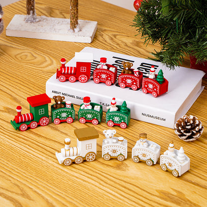 Dekoratives Weihnachtszug-Set Brehn