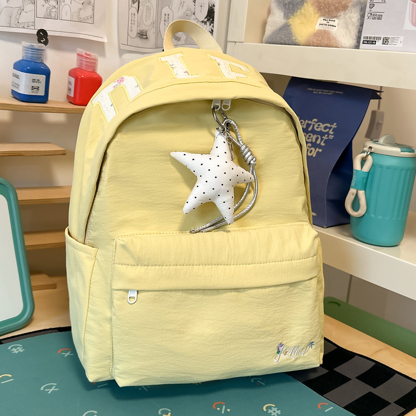 Lässiger Mehrfach-Taschen Leichter Schulrucksack