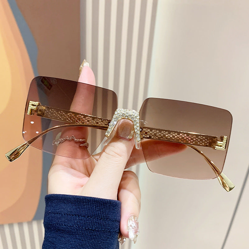 Damen extravagante hexagonale Sonnenbrille Brehn